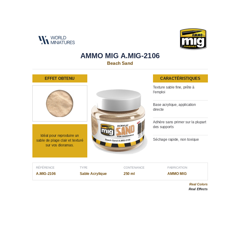 AMMO MIG	2106	Sable Sol 250ml