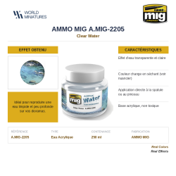 AMMO MIG	2205	Eau Acrylique...