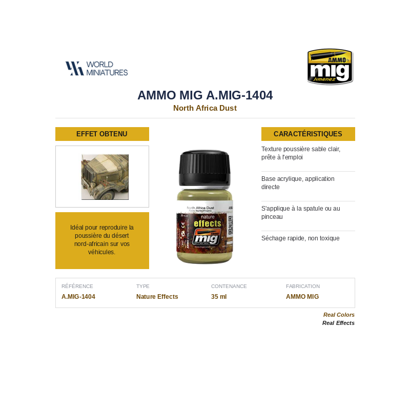 AMMO MIG 1404 – North Africa Dust (35 ml)