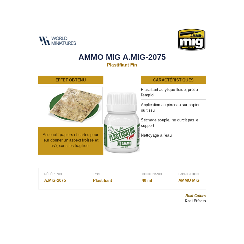 AMMO MIG 2075 – Plastifiant Fin – 40 ml