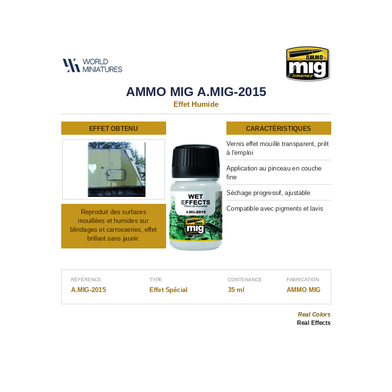 AMMO MIG 2015 – Effet Humide – 35 ml