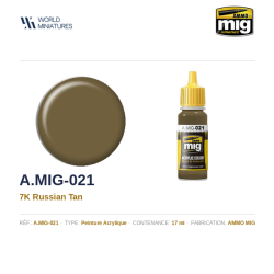 AMMO MIG 021 – 7K Couleur...