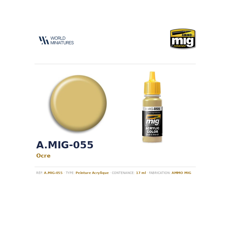 AMMO MIG 055 – Ocre – 17 ml