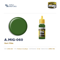AMMO MIG 060 – Vert Pâle –...