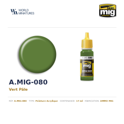 AMMO MIG 080 – Vert pâle –...