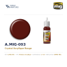 AMMO MIG 093 – Crystal Acrylique Rouge  – 17 ml