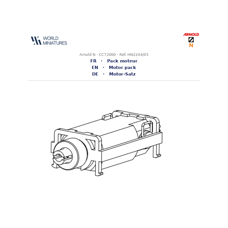 Arnold N	HN2244/05	CC72000 Pack moteur
