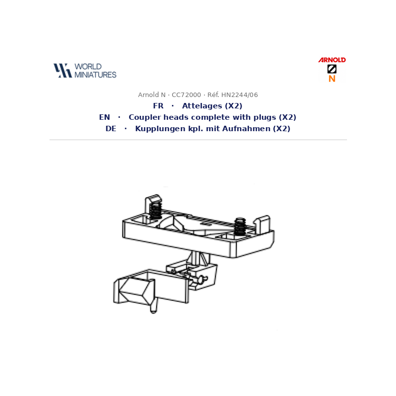 Arnold N	HN2244/06	CC72000 Attelages (X2)