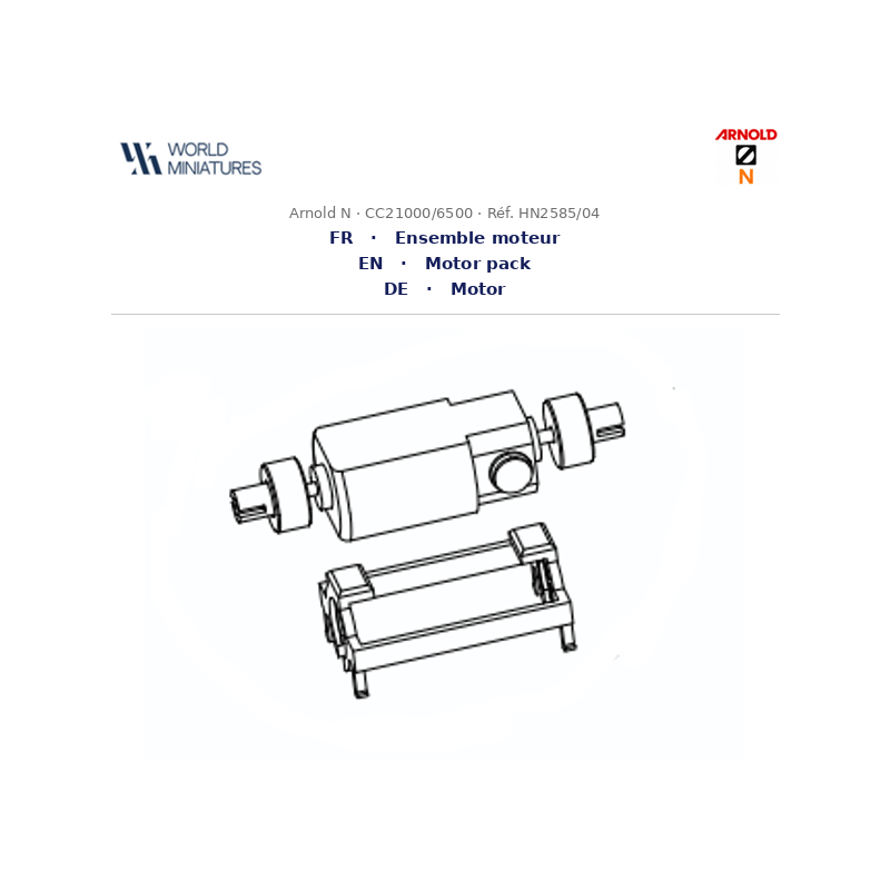 Arnold N	HN2585/04	CC21000 Ensemble moteur