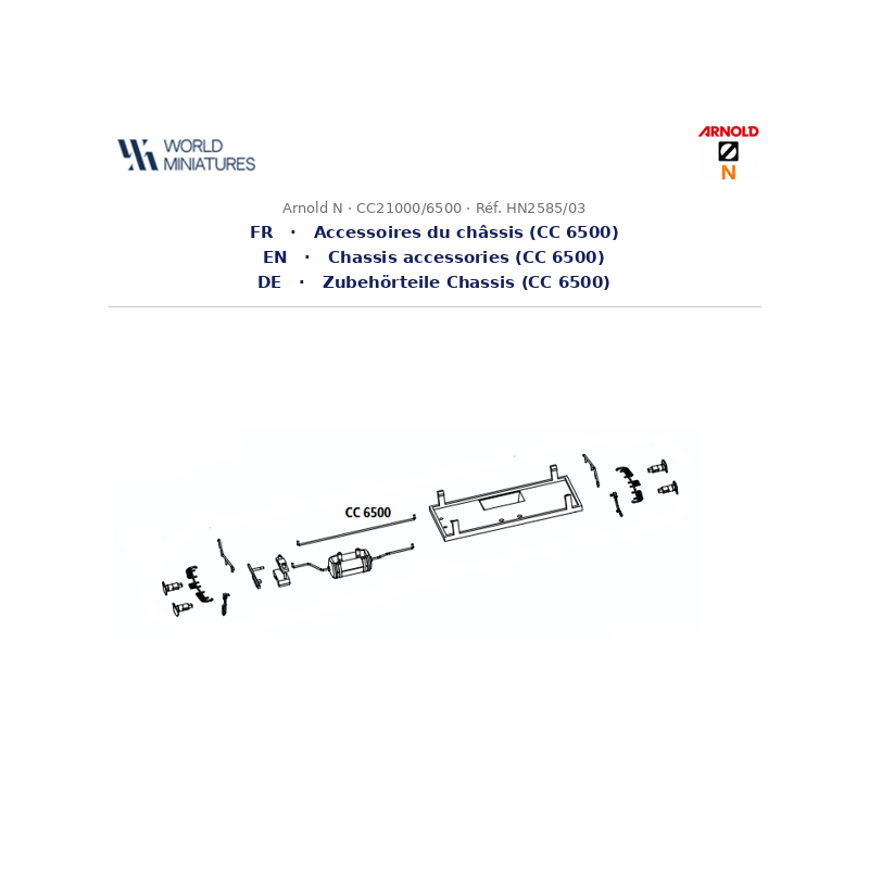 Arnold N	HN2585/04	CC6500 Accessoires du châssis