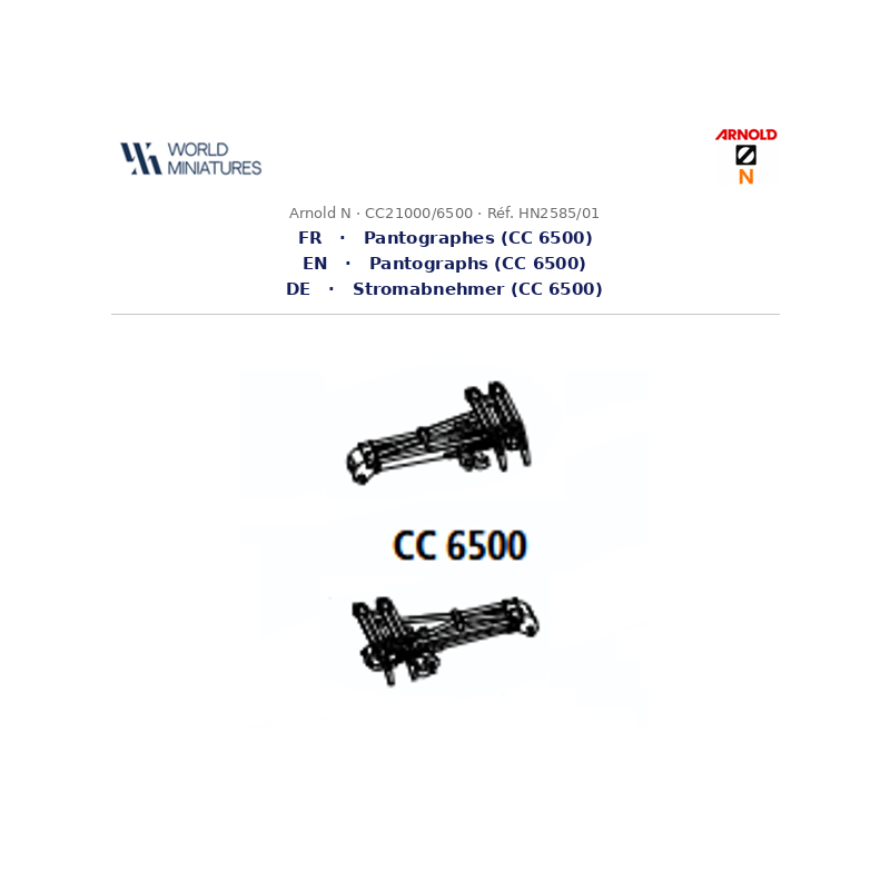 Arnold N	HN2585/01	CC6500 Pantographes