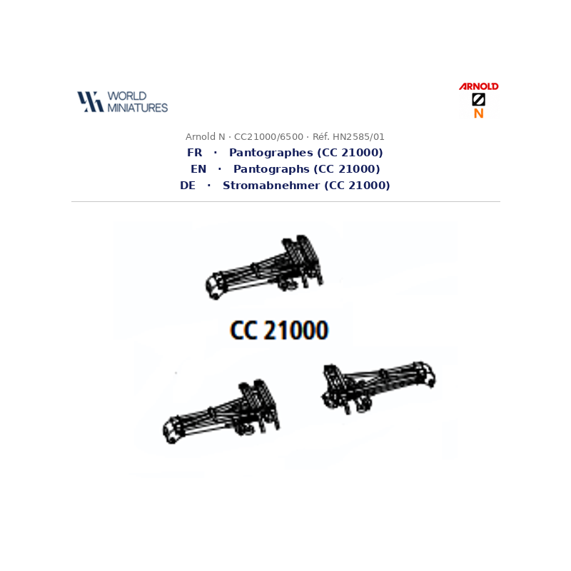 Arnold N	HN2585/01	CC21000 Pantographes