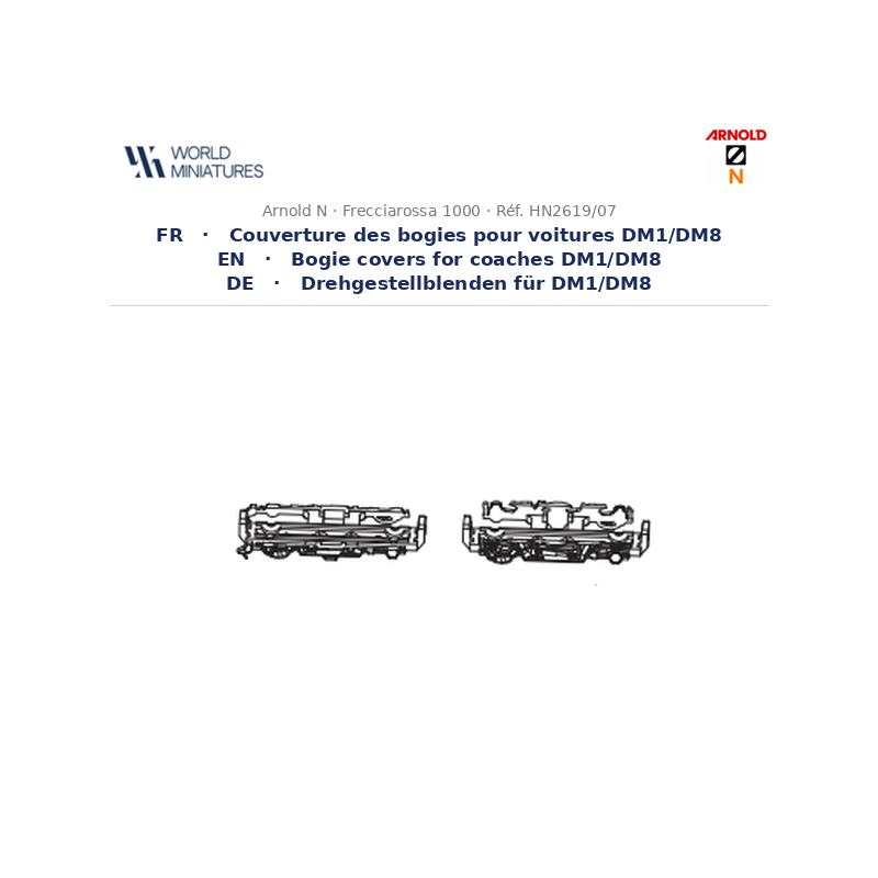 Arnold N	HN2619/07	FS Trenitalia 2 caches de bogie