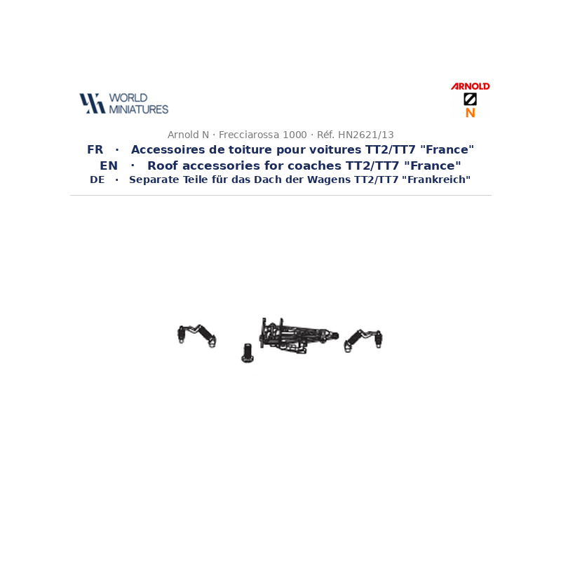 Arnold N	HN2621/13	FS Trenitalia petites pièces toiture