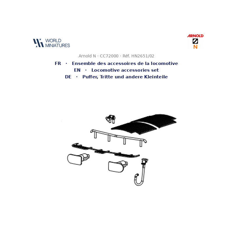 Arnold N	HN2651/02	CC72000 set d’accessoires