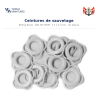 Billing Boats BF-0009 – Ceintures de sauvetage 17 × 17 mm / 10 pièces