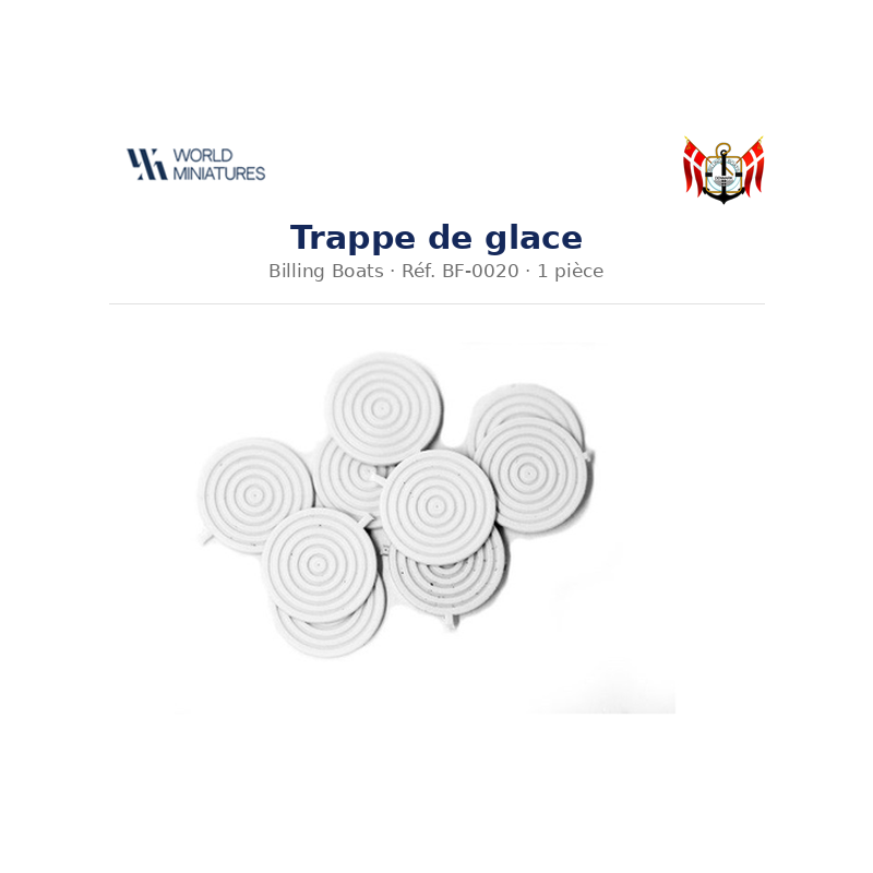 Billing Boats BF-0020 – Trappe de glace / 1 pièce