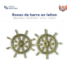 Billing Boats BF-0051 – Roues de barre en laiton 25 mm (2 pcs)