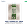 Evergreen EG122 – Bande de polystyrène blanc opaque 0,020" x 0,040"