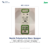 Evergreen EG124 – Bande de polystyrène blanc opaque 0,020" x 0,080"