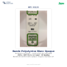 Evergreen EG125 – Bande de polystyrène blanc opaque 0,020" x 0,100"