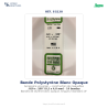 Evergreen EG128 – Bande de polystyrène blanc opaque 0,020" x 0,188"