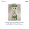 Evergreen EG134 – Bande de polystyrène blanc opaque 0,030" x 0,080"