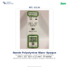 Evergreen EG136 – Bande de polystyrène blanc opaque 0,030" x 0,125"
