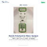Evergreen EG145 – Bande de polystyrène blanc opaque 0,040" x 0,100"