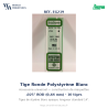Evergreen EG219 – Tige en polystyrène blanc 0,025" (0,64 mm)