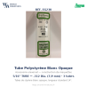 Evergreen EG230 – Tube en polystyrène blanc opaque 0,312" (7,9 mm)