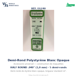 Evergreen EG240 – Demi-rond...