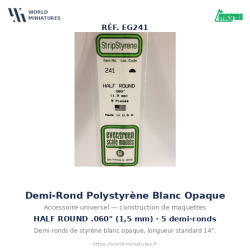 Evergreen EG241 – Demi-rond...