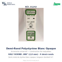 Evergreen EG242 – Demi-rond...