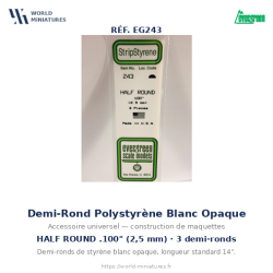 Evergreen EG243 – Demi-rond...