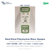 Evergreen EG243 – Demi-rond en polystyrène blanc opaque Ø 2,5 mm (0.100")