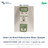 Evergreen EG250 – Quart de rond en polystyrène blanc opaque Ø 2,5 mm (0.100")