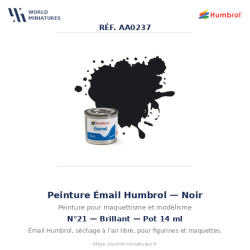Humbrol 21 – Noir Brillant...