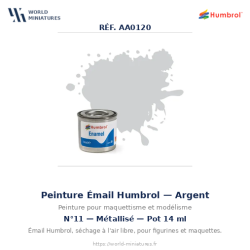 Humbrol 11 – Argent...