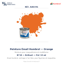 Humbrol 18 – Orange Gloss...