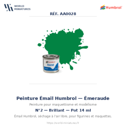 Humbrol 2 – Emerald Gloss...