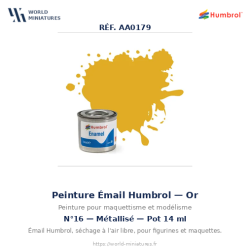 Humbrol 16 – Gold Metallic...