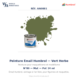 Humbrol 80 – Vert Herbe Mat...