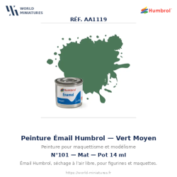 Humbrol 101 – Vert Moyen...