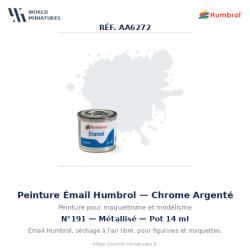 Humbrol 191 – Chrome Silver...