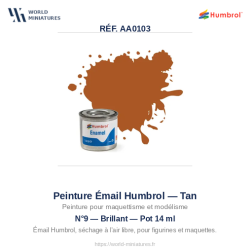 Humbrol 9 – Tan Gloss 14 ml...