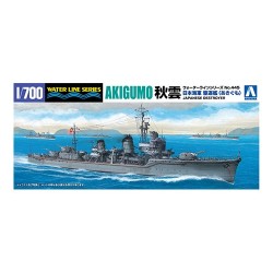 Aoshima AO033968 I.J.N Destroyer Akigumo 1942 1:700