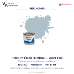 Humbrol 27003 – Acier Poli...