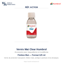 Humbrol AC7434 – Vernis Mat...