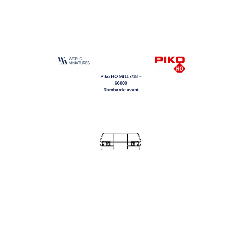 Piko HO 96118/17 – 66000 Rambarde avant